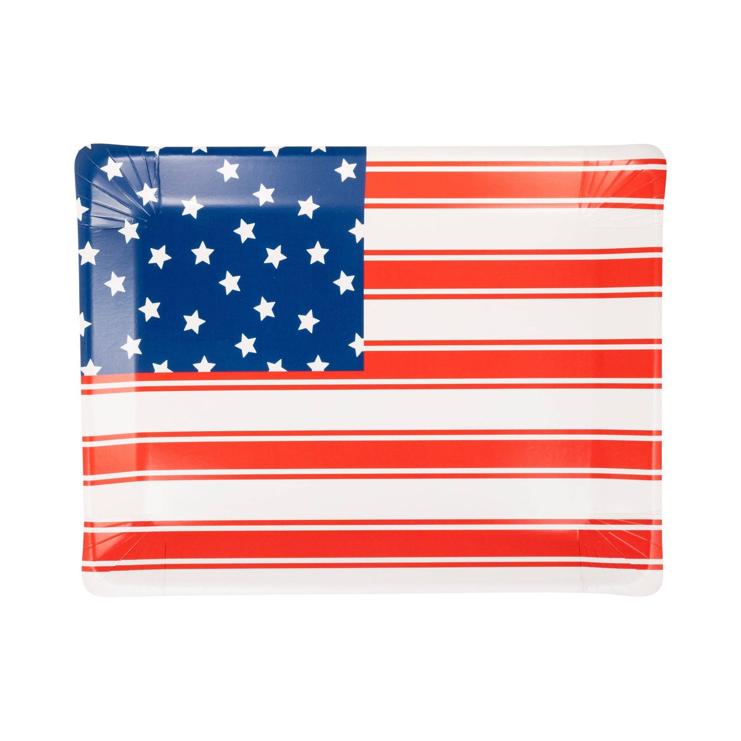 American Flag Plate, 8ct
