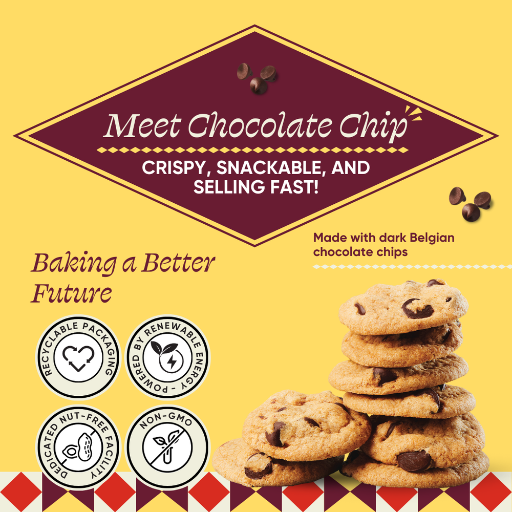 Fancypants Baking Chocolate Chip Cookies, 5oz