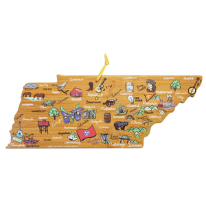 Totally Bamboo - Tennessee Cutting Board with Artwork by Fish Kiss™