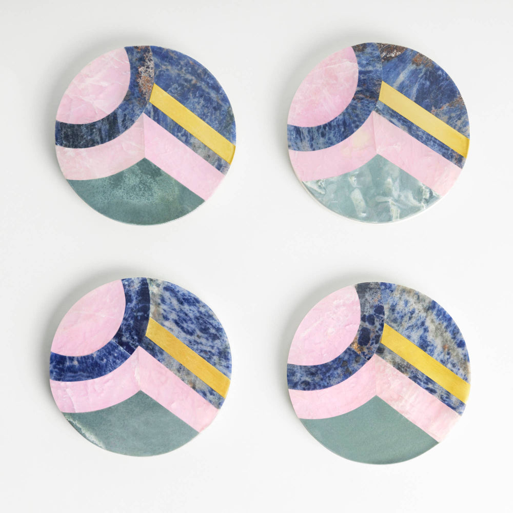 Provence Marble Coasters