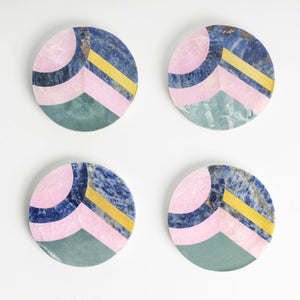 Provence Marble Coasters