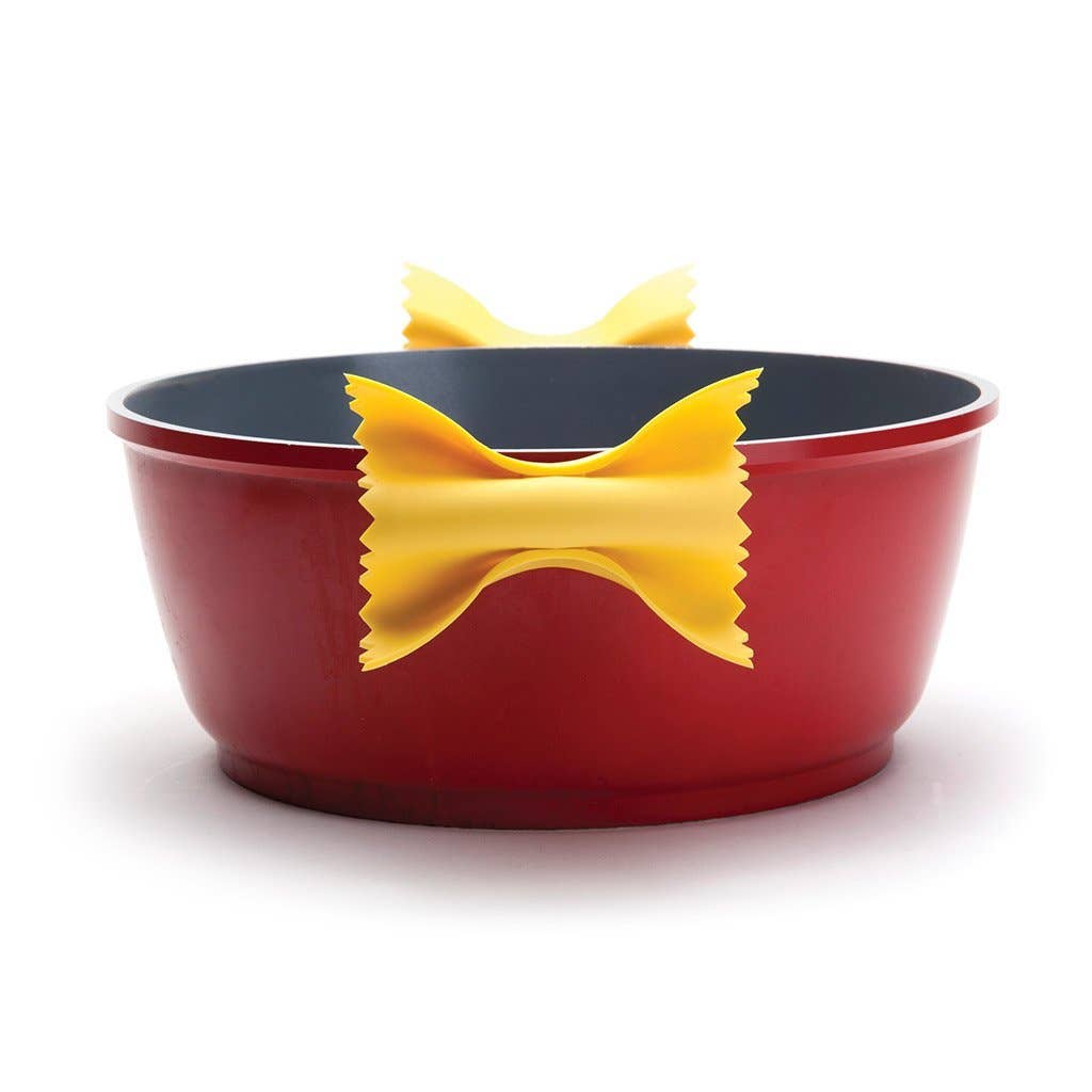 Monkey Business Design Pasta Shaped Pot Grips, Farfalloni
