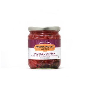 Pacific Pickle Works - Pickled in Pink - Sliced Red Onion with Jalapeño & Habanero