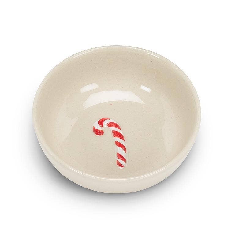 Mini Bowl with Candy Cane