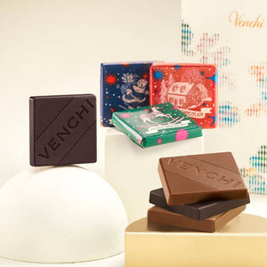 Venchi Assorted Christmas Chocolate Mini Squares