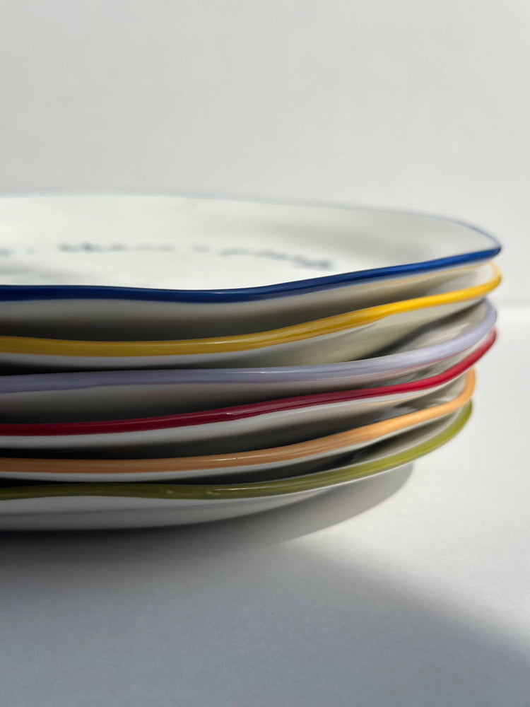 MÆGEN - Statement Plate - 'never count years of glasses of wine.'