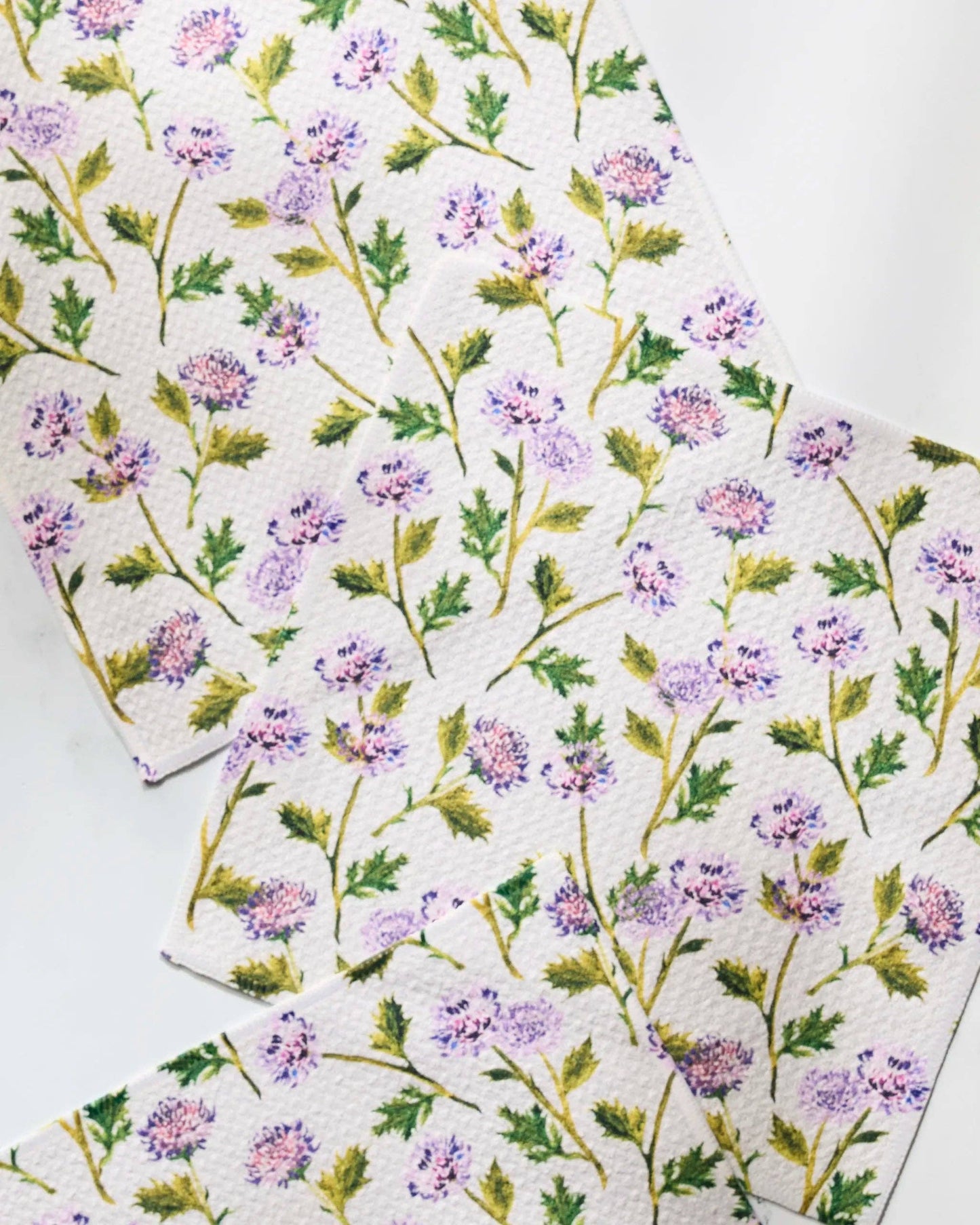 Geometry - Blooming Thistle Dishcloth Set