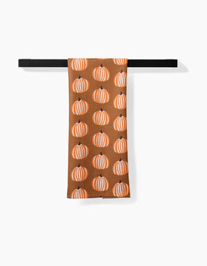 Geometry - Dancing Pumpkins Tea Towel