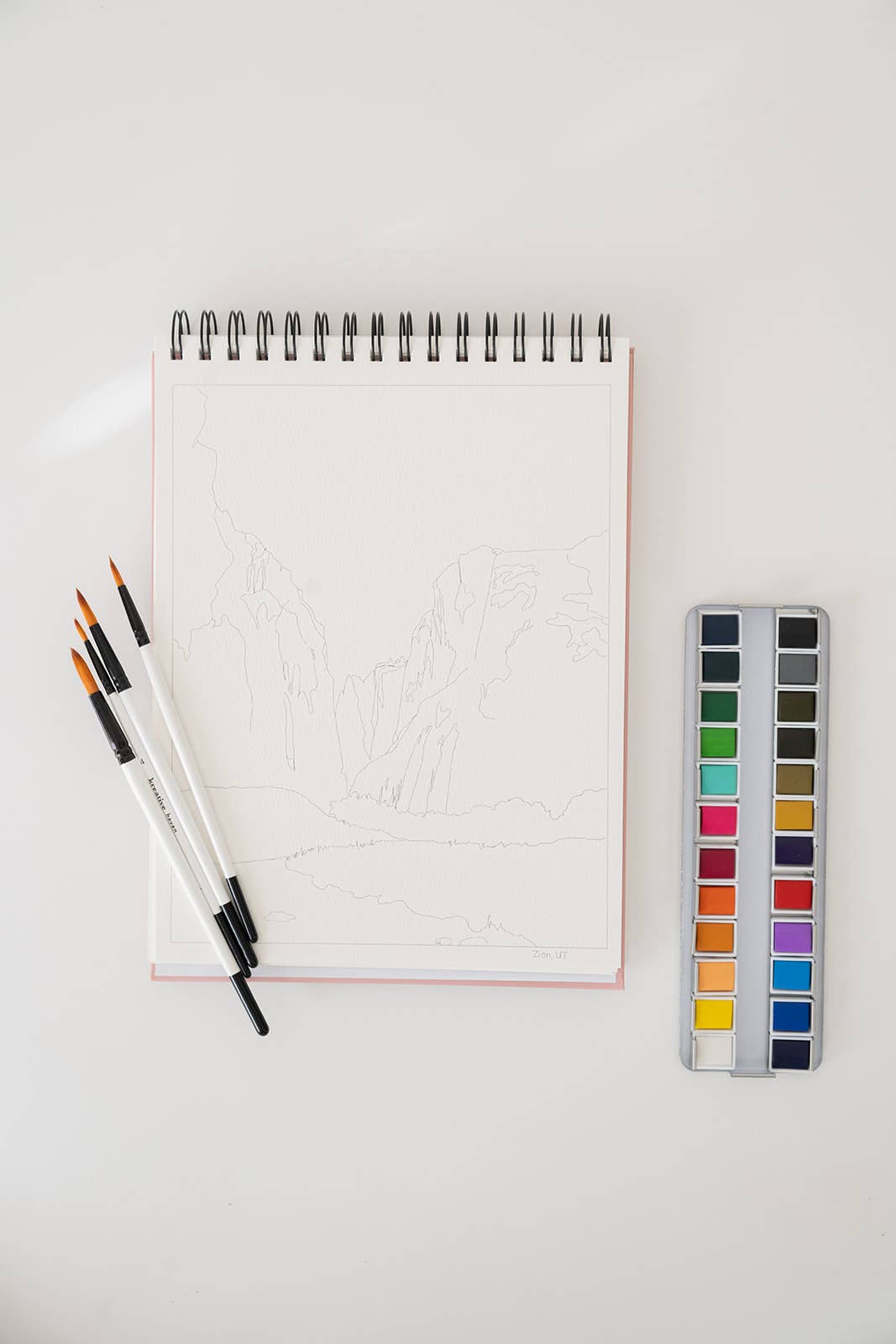 Bailey Rae Studio National Parks Watercoloring Book