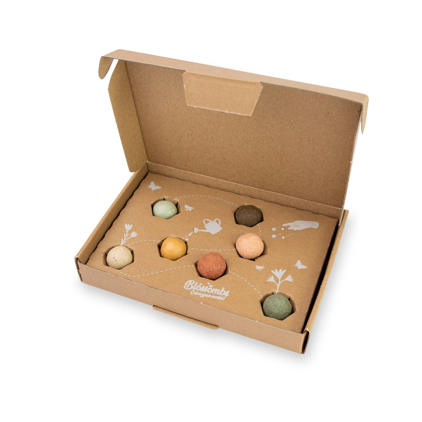 Blossombs Small Box - Dear Teacher, 7 Seed Bomb Balls