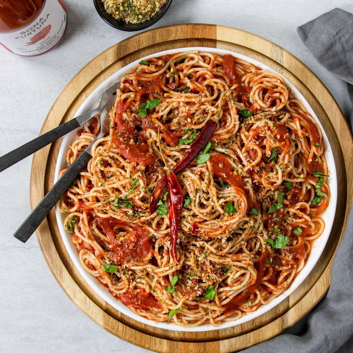 Bona Furtuna Organic Arrabbiata Marinara Pasta Sauce