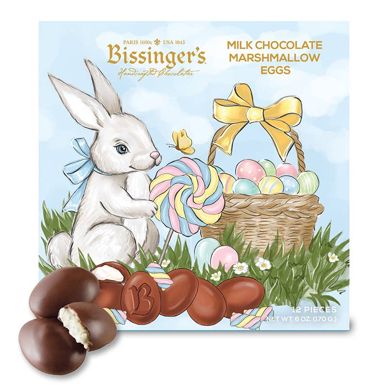Bissinger's Milk Marshmallow Eggs 12 PC