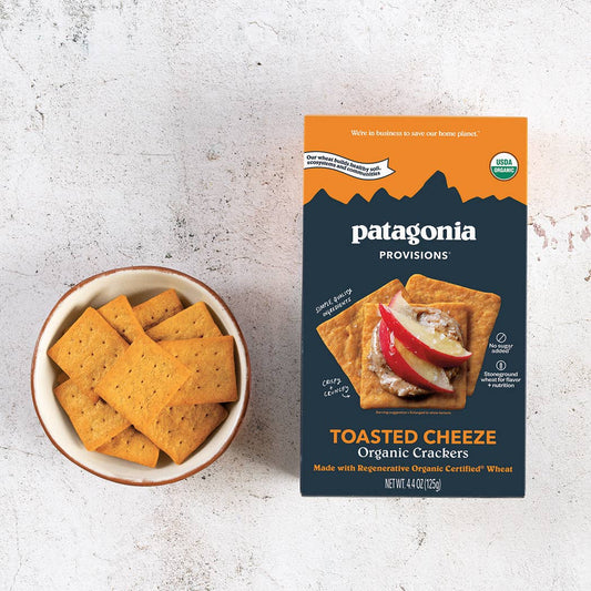 Patagonia Provisions Organic Toasted Cheeze Crackers, 4.4 oz