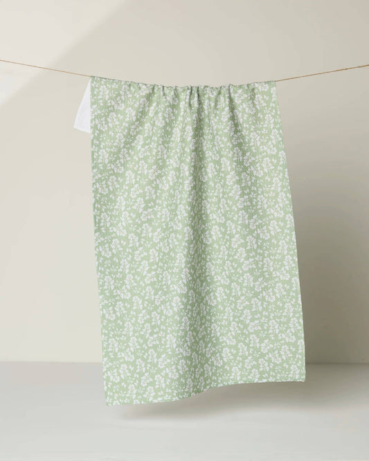 Geometry - Sage Garden Tea Towel