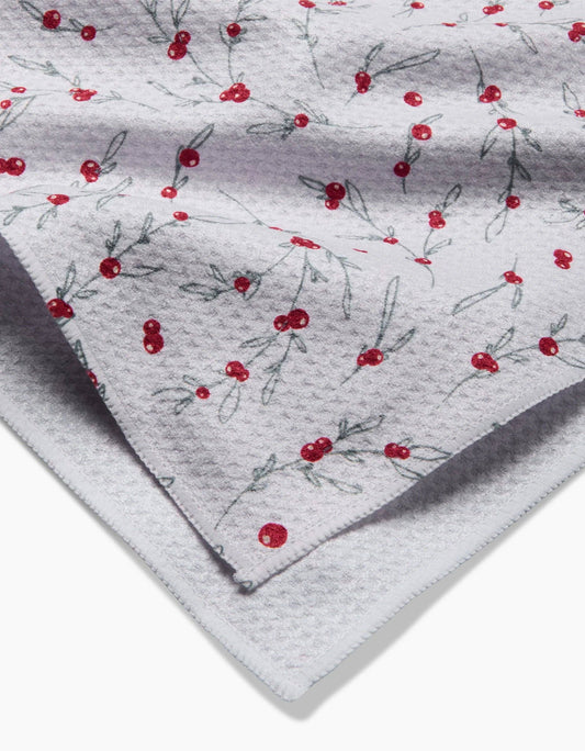 Geometry - Holiday Sprigs Tea Towel