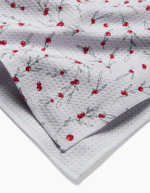 Geometry - Holiday Sprigs Tea Towel