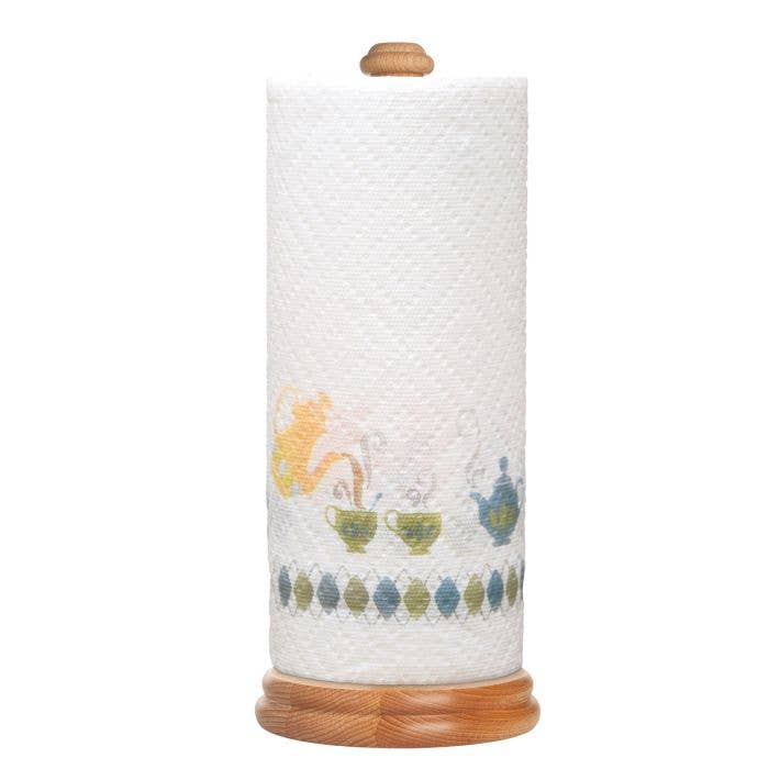 Beechwood Paper Towel Holder