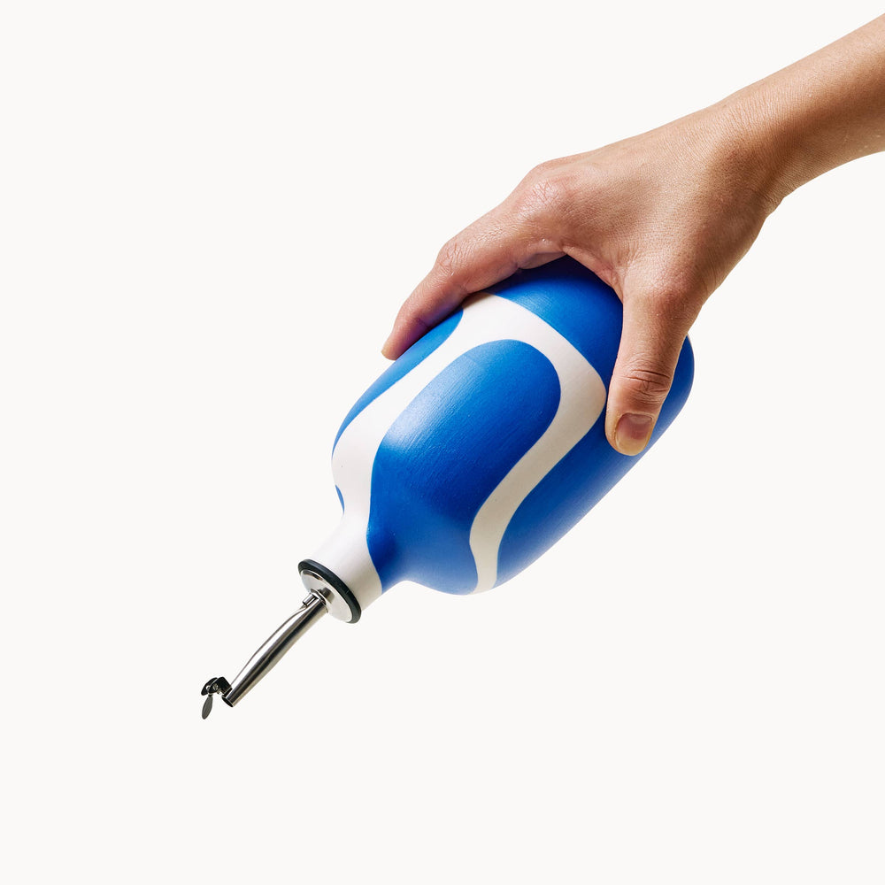 Franca Oil / Vinegar Cruets, Cobalt