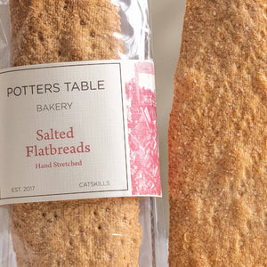 Potters Table - Salted Olive Oil Flatbreads