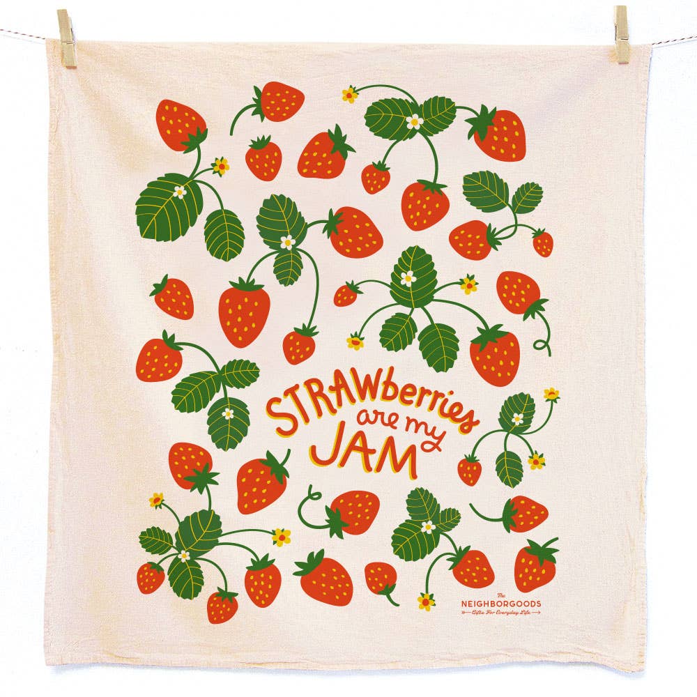 The Neighborgoods Mari Berry Tea Towel, Set of 2