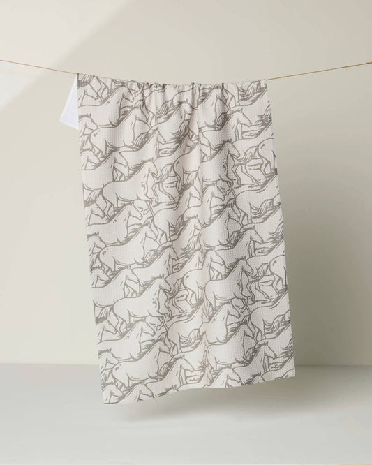 Geometry - Full Stride Tea Towel