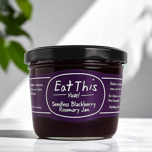Eat This Yum -  Seedless Blackberry Rosemary Jam