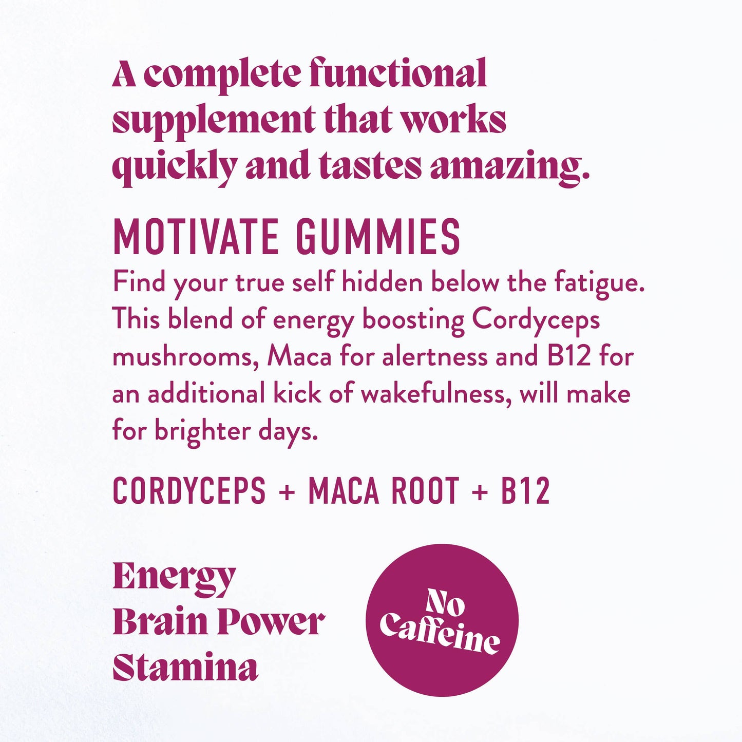 Microjoy Motivate Mushroom Gummies