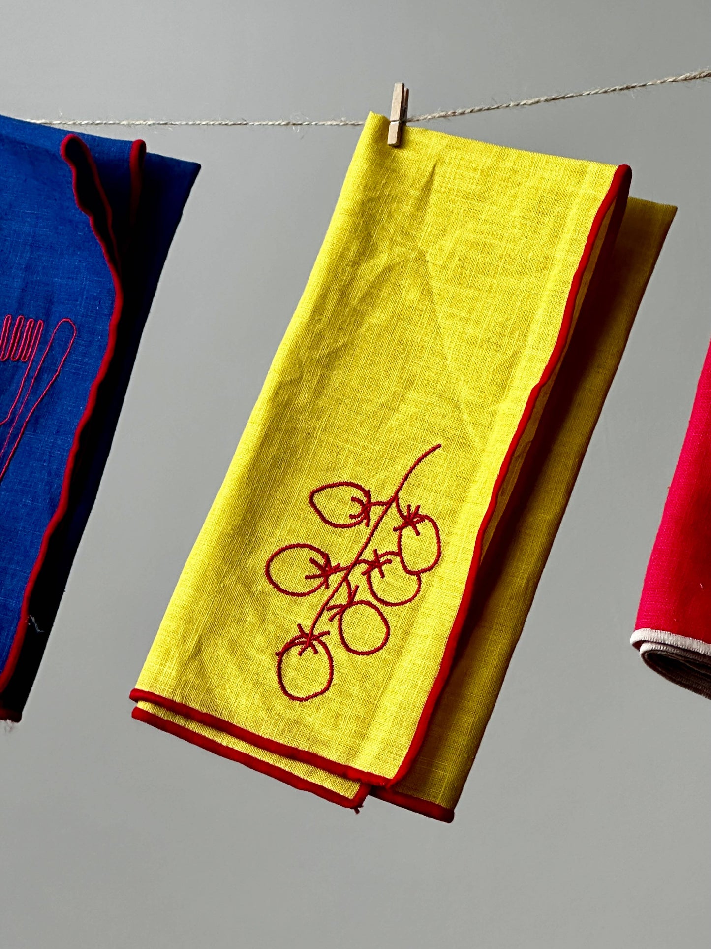 MÆGEN Linen Blend Cutlery Napkins, Set of 2