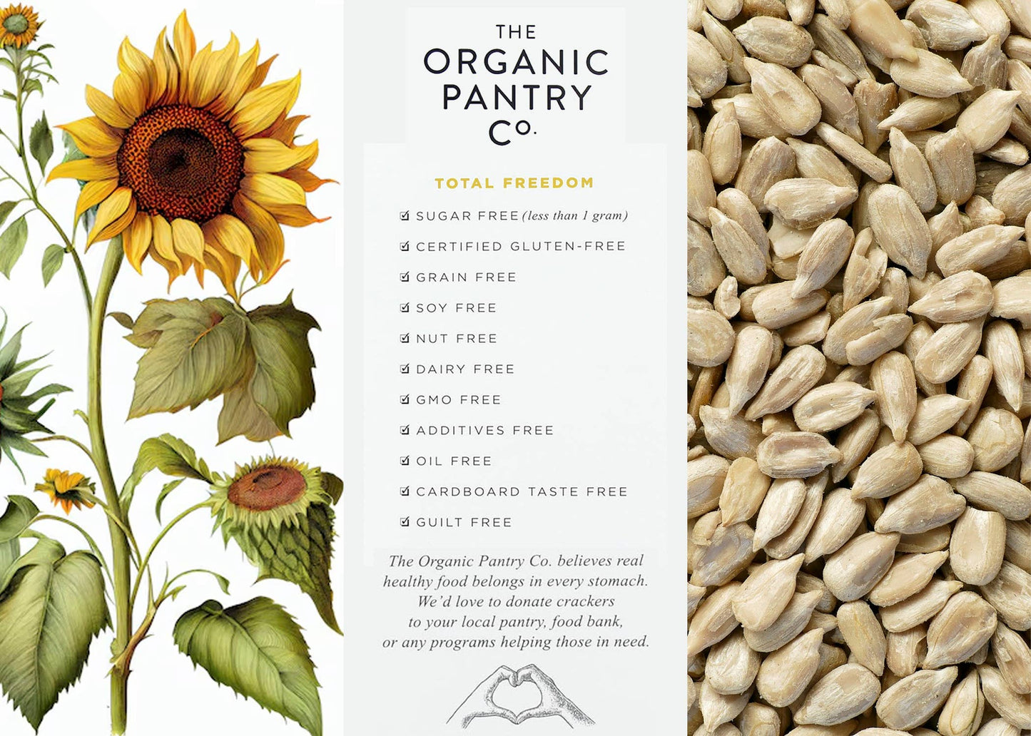 The Organic Pantry Sunflower Flaxseed Crackers
