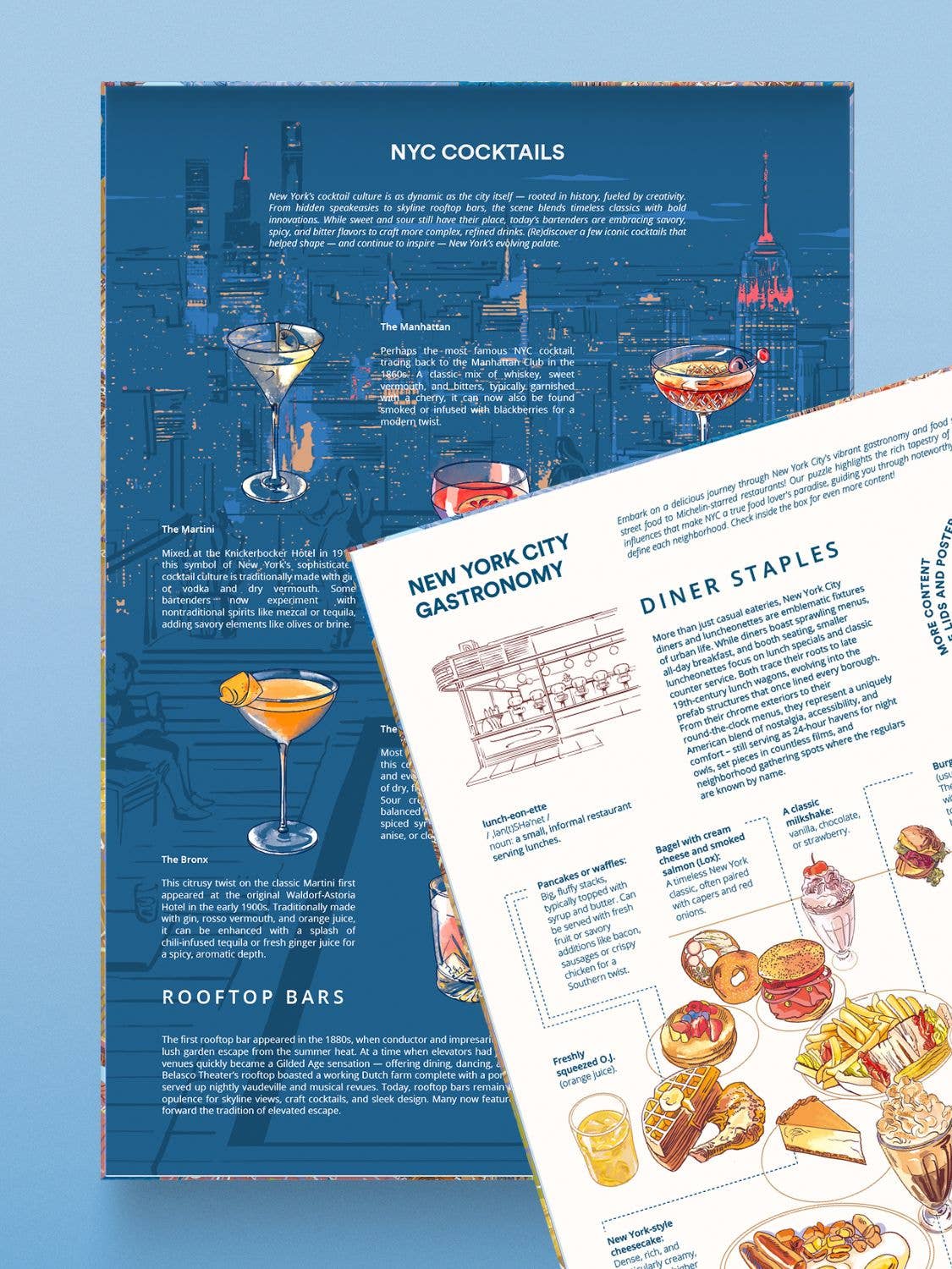 Water & Wines - Gourmet Puzzle - New York