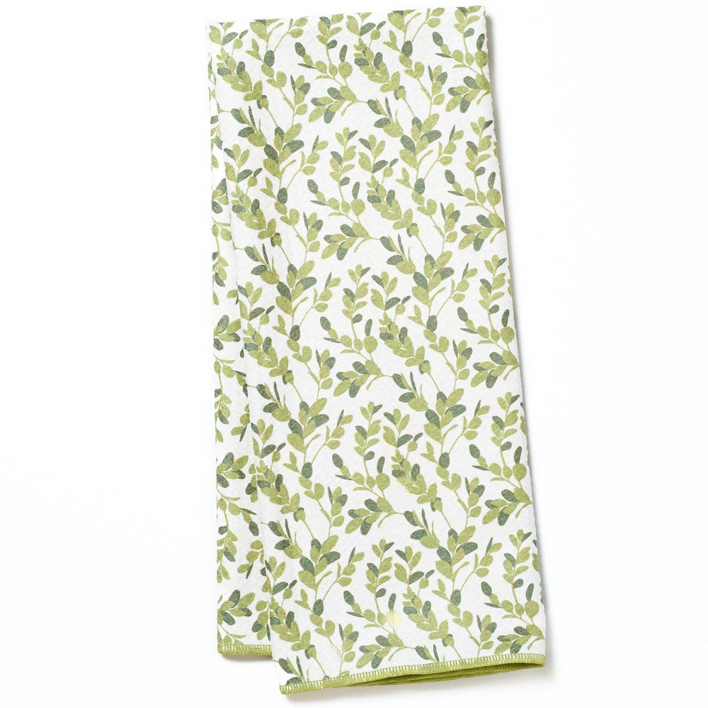 Once Again Home Anywhere Reversible Towel -  KN Greens Pine