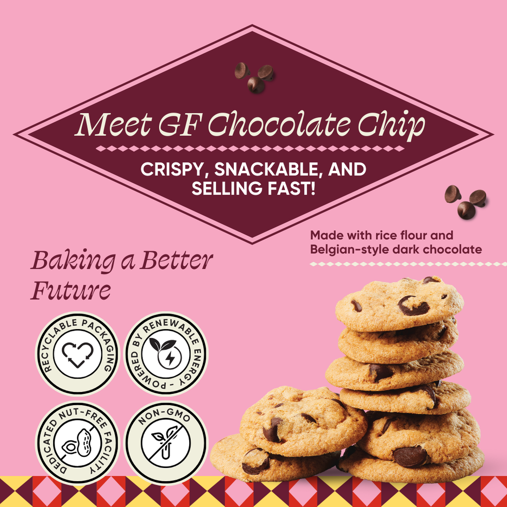 Fancypants Baking Gluten Free Chocolate Chip Cookies, 5oz