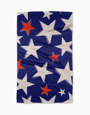Geometry - Shadowed Stars Tea Towel