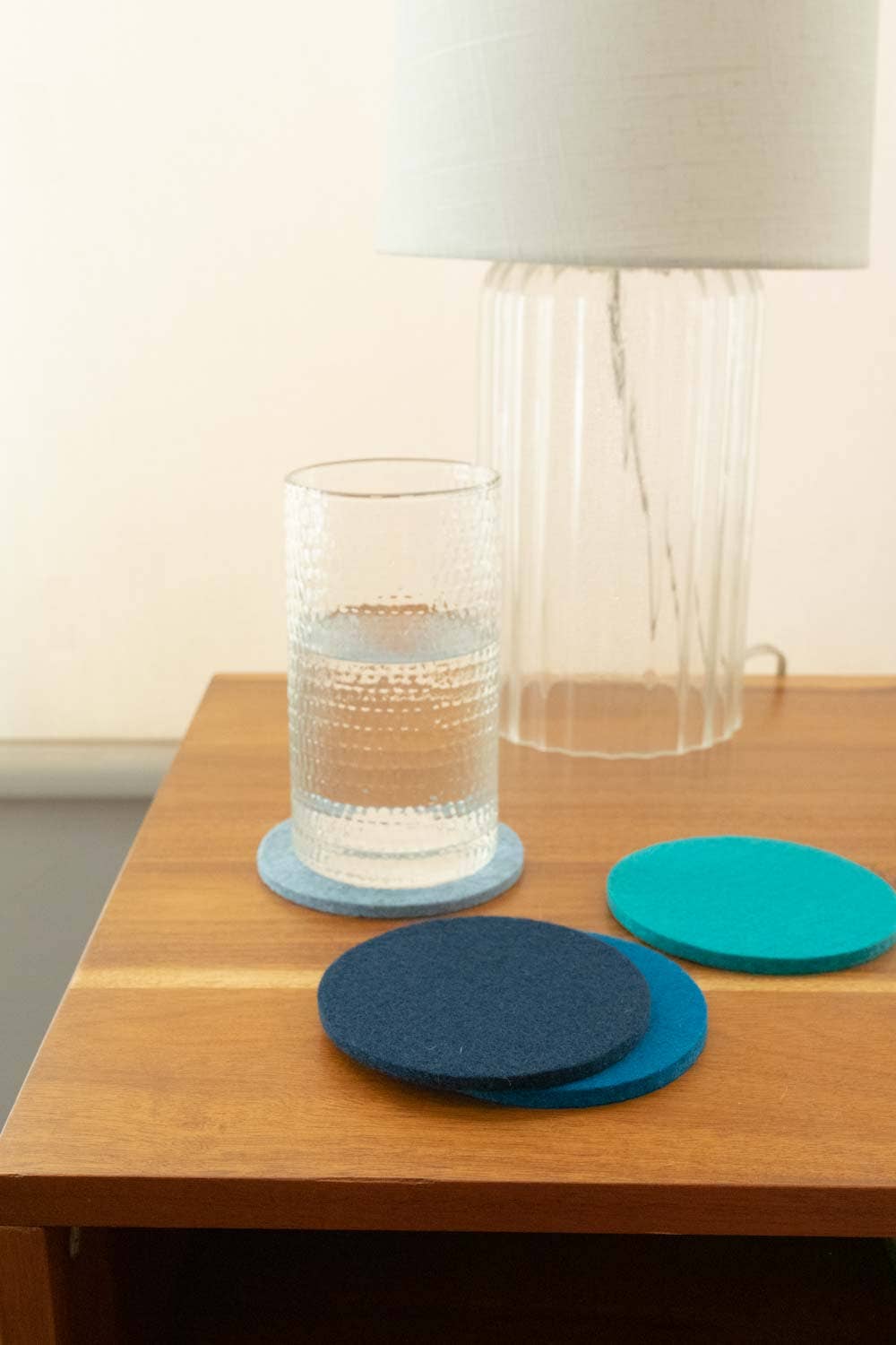 Graf Lantz - Bierfilzl Merino Wool Felt Round Coaster Multi 4 Pack