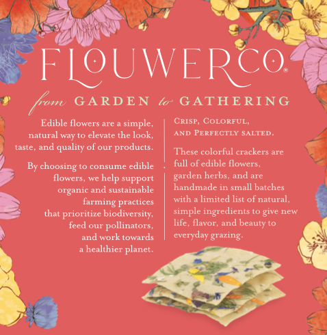 FLOUWER CO. - No. 1 - Artisanal Crackers, Case of 12