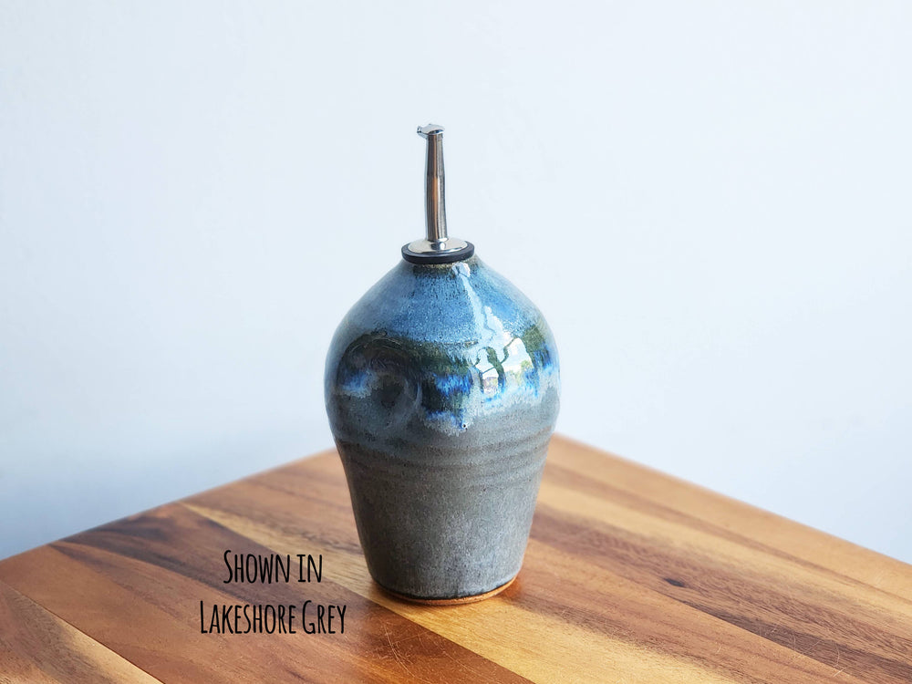 Ceramic  Pottery Oil Cruet