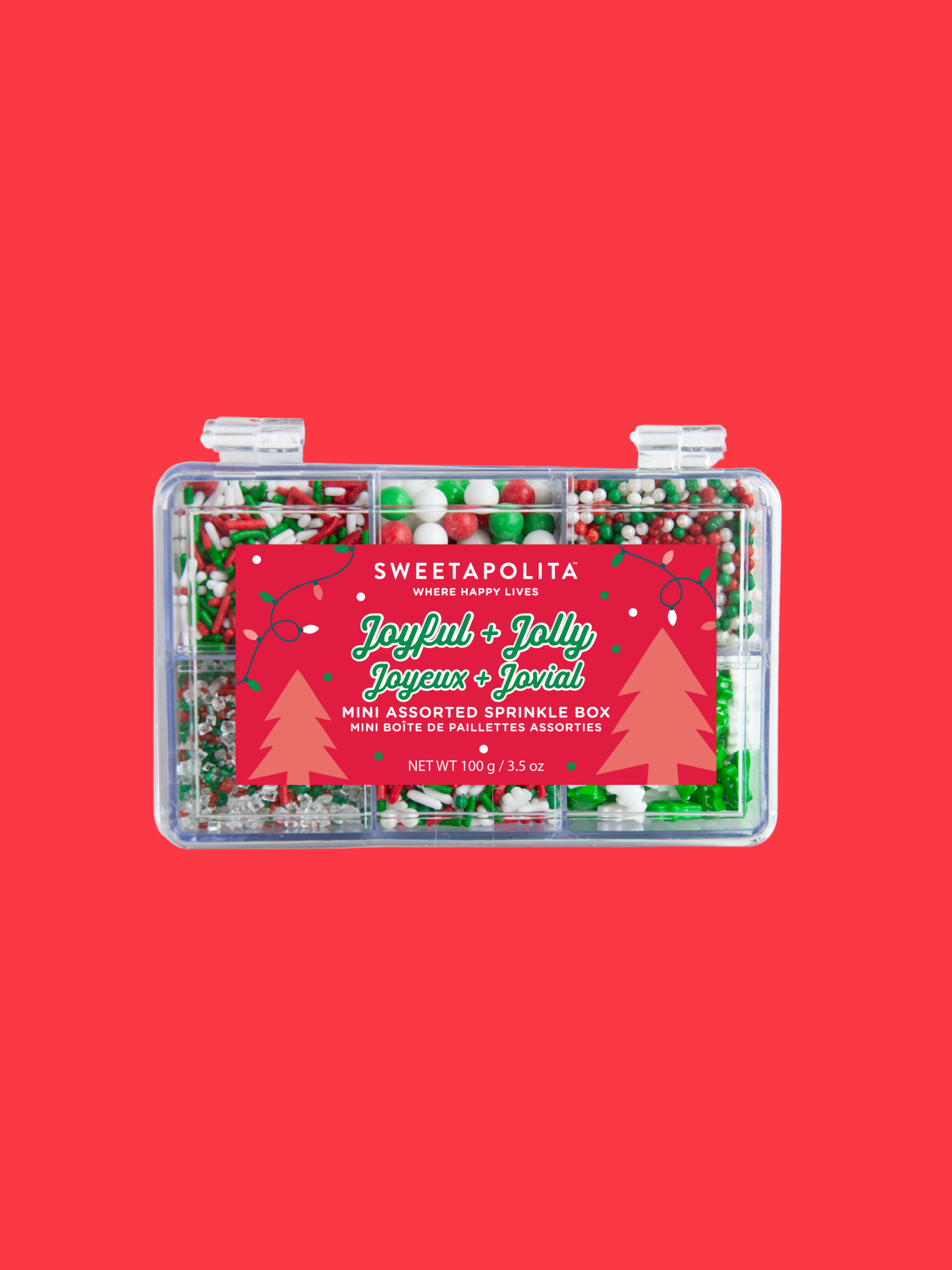 Sweetapolita Joyful + Jolly Mini Assorted Sprinkles Box