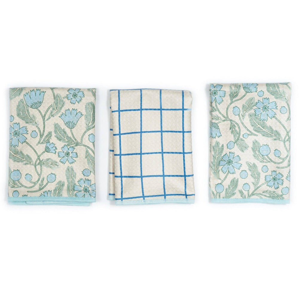Once Again Home Mighty Mini Reversible Towel - Jen Owens Frenchie Sage, Set  of 3