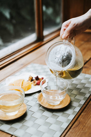 Hario Cha Cha Kyusu Maru - Heatproof Glass Tea Pot