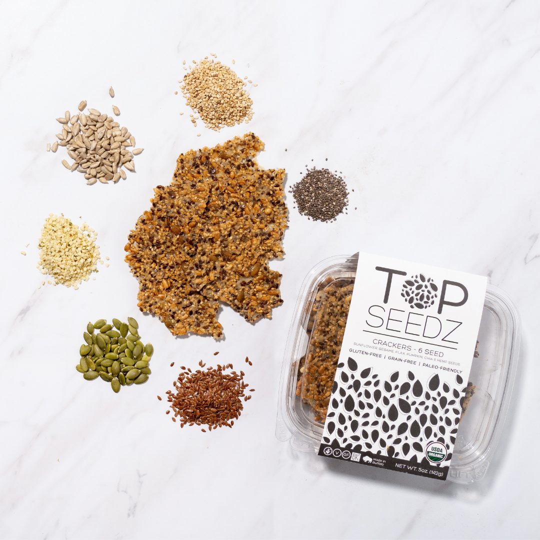 Top Seedz - 6 Seed Crackers | 5oz box