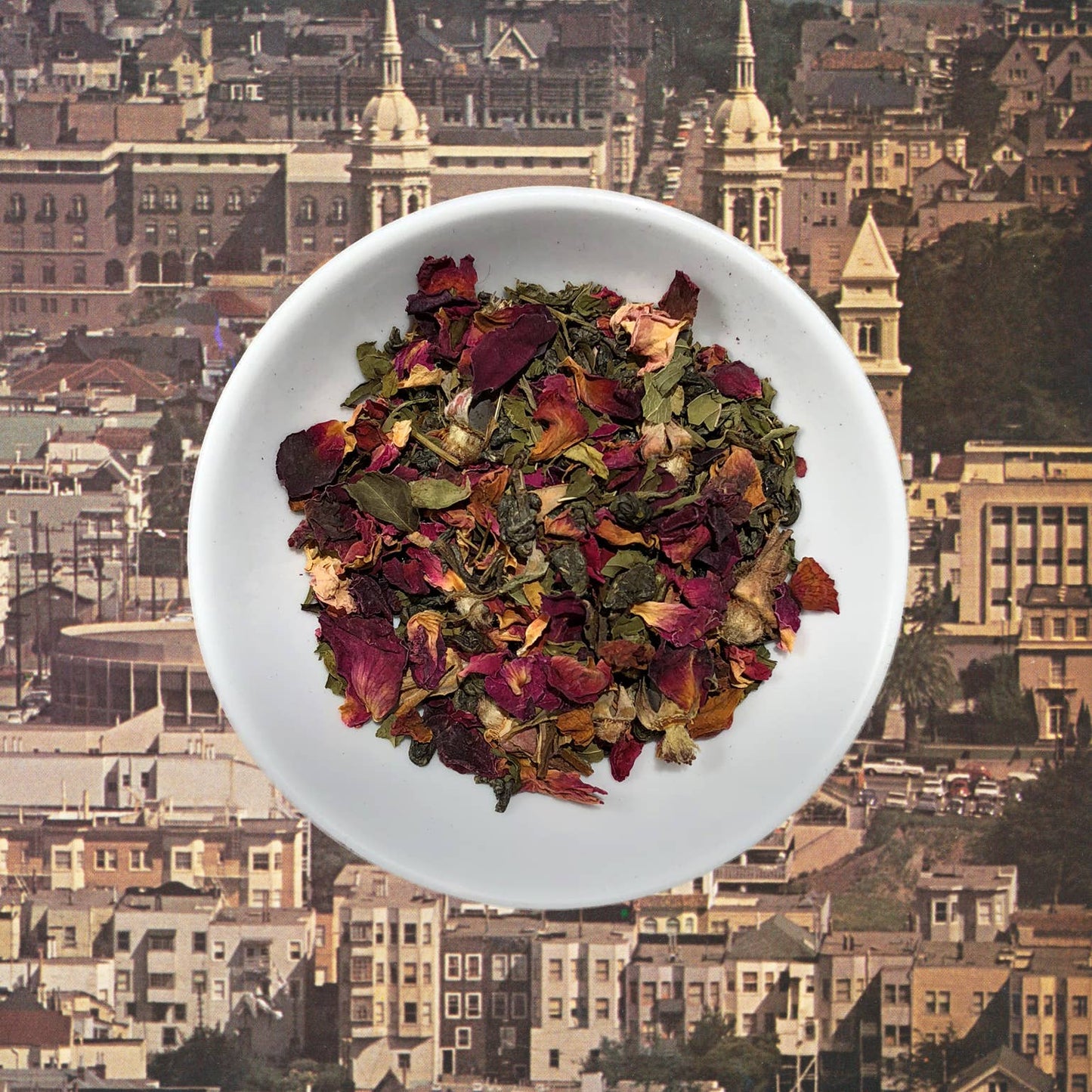 Flowerhead Tea  Double Mint Rose Loose Tea