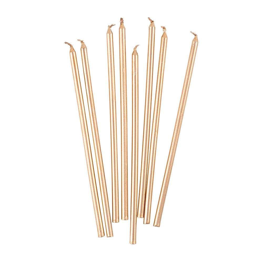 Caspari Birthday Slim Candles, Set of 16