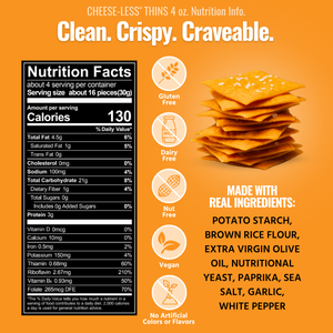 Every Body Eat® Cheese-Less Snack Thins, 4oz