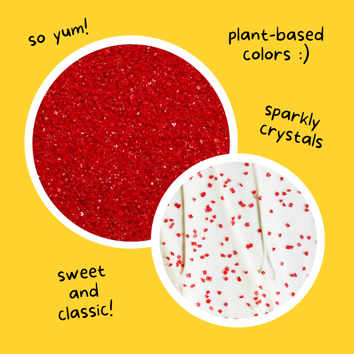 Supernatural Twinkles Sanding Sugar Ruby Red