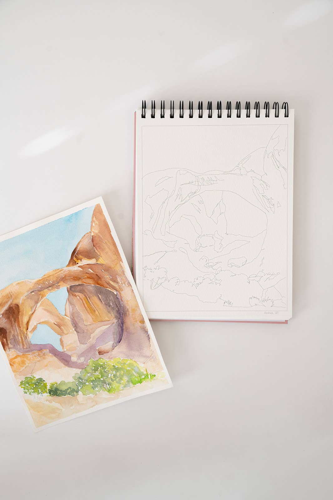 Bailey Rae Studio National Parks Watercoloring Book