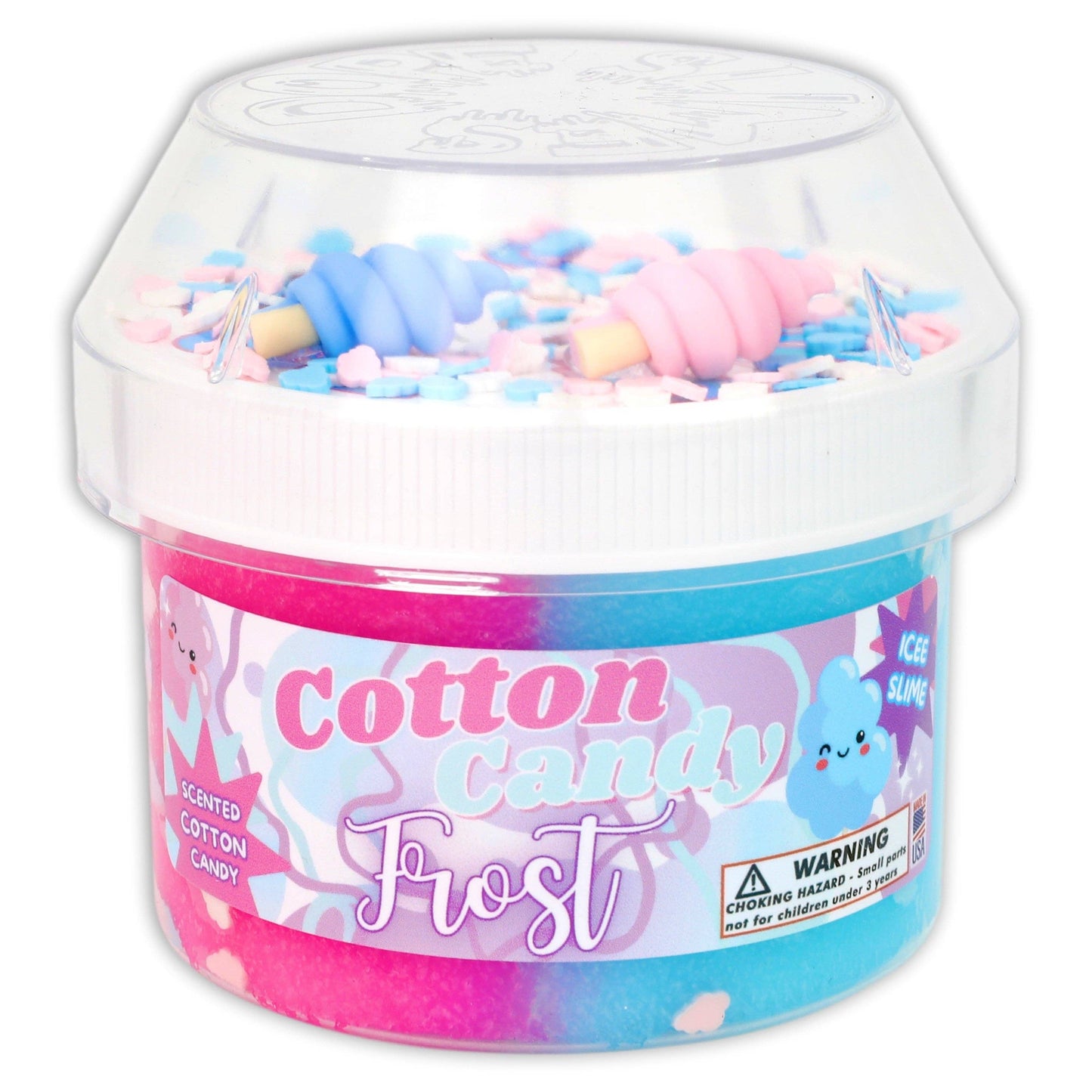 Dope Slimes Cotton Candy Frost, Icee Slime