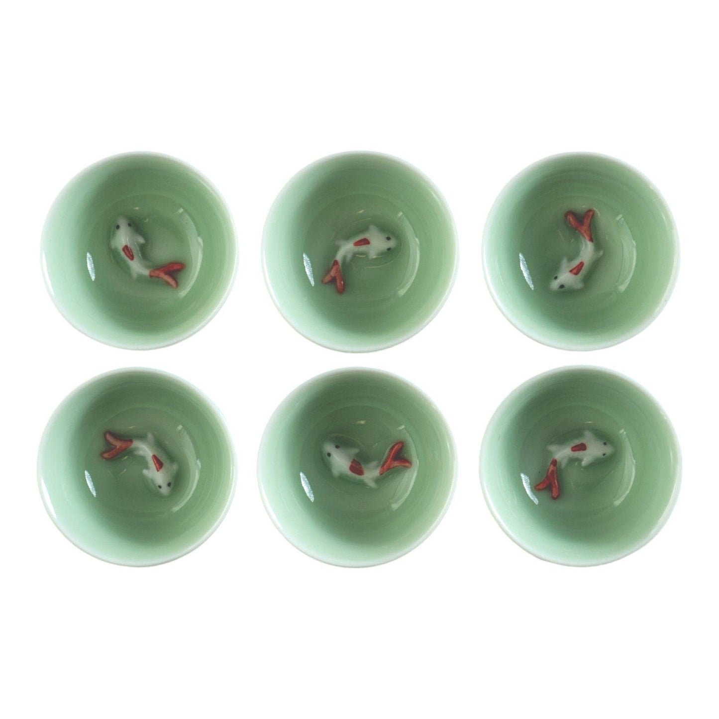 Koi Fish Kung Fu Tea Cup/Bowl, 2.5"