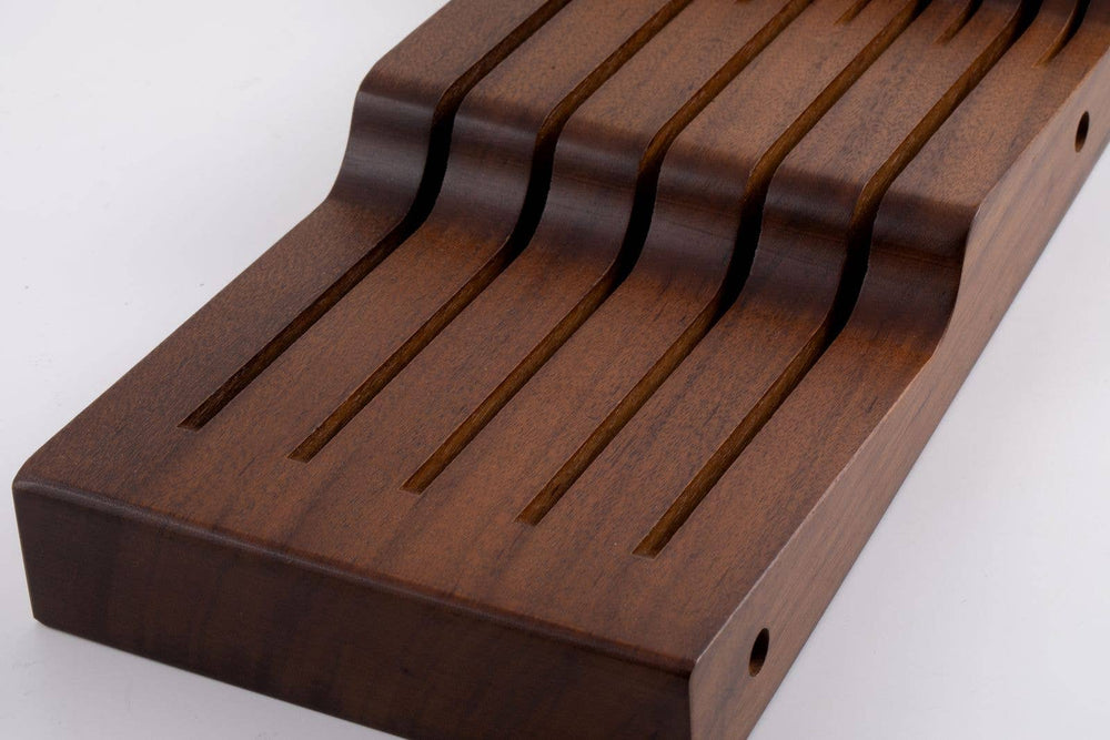 Messermeister In Drawer 11 Slot Knife Holder, Acacia