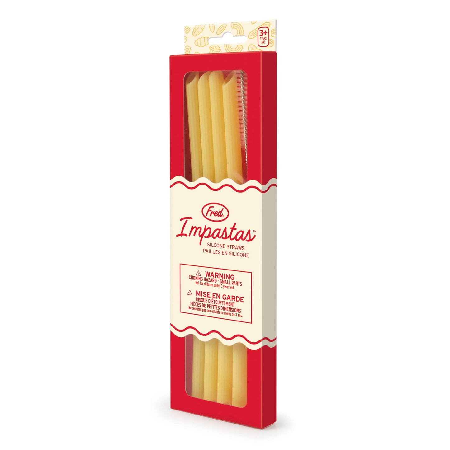 Impastas Silicone Pasta Straws, Set of 4