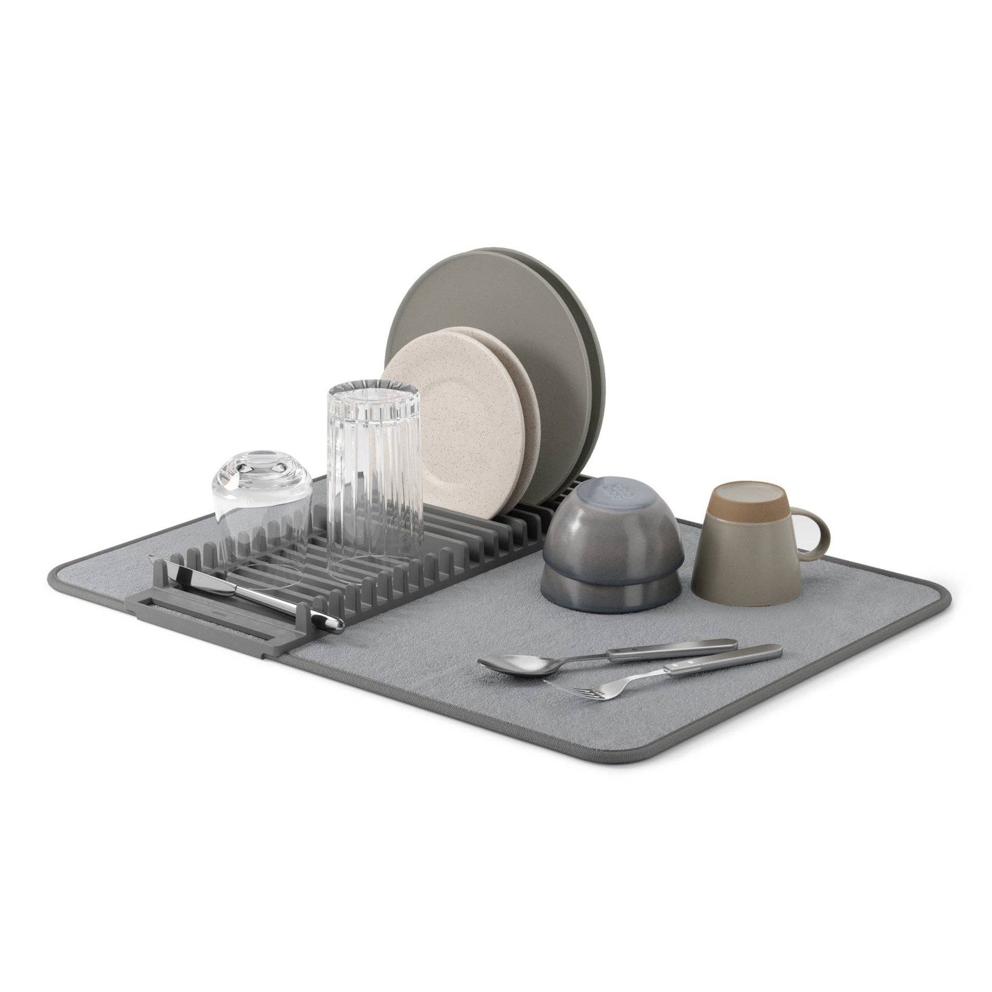 UDry Dish Rack with Drying Mat
